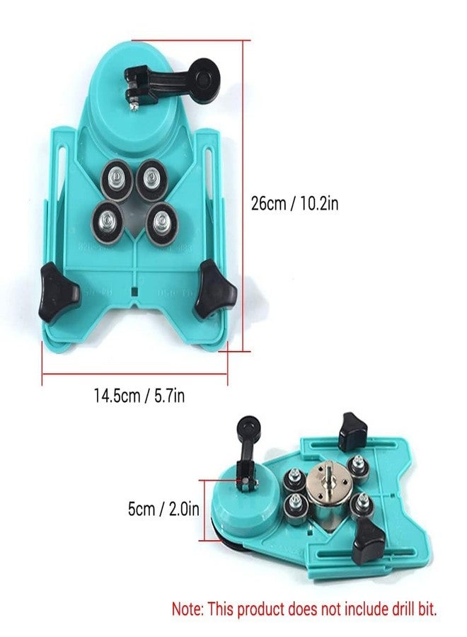 ARUDIP Drill Bit Hole Saw Guide Jig 4Mm-80mm | Adjustable Punch Locator Hole Saw Guide Jig Fixture with Vacuum Suction Base - Image 3